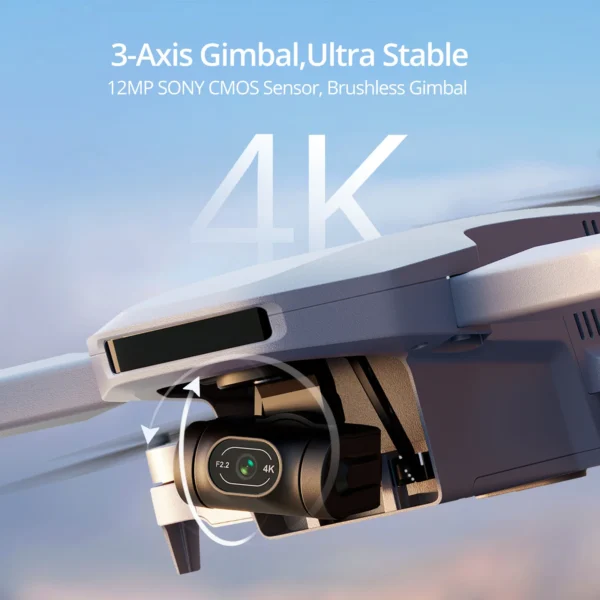 Potensic C0 4K Camera Drone Professional Mini Drone with 3 Axis Gimbal GPS 6KM Brushless RC Toys Quadcopter for Travel Gifts - Image 2